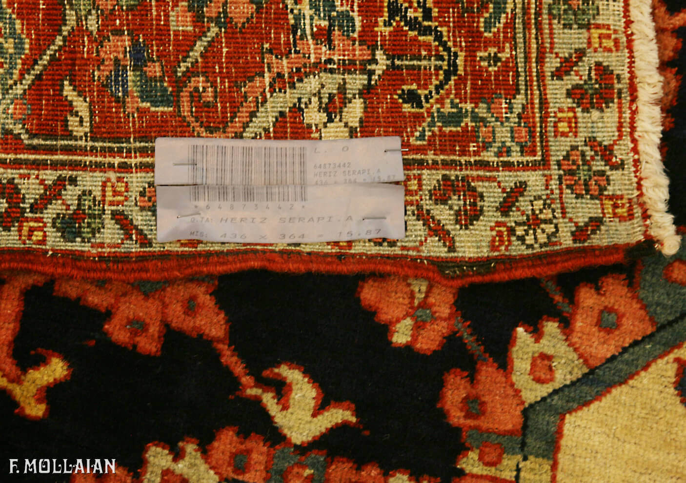 Persian Heriz Serapi Carpet n°:64873442